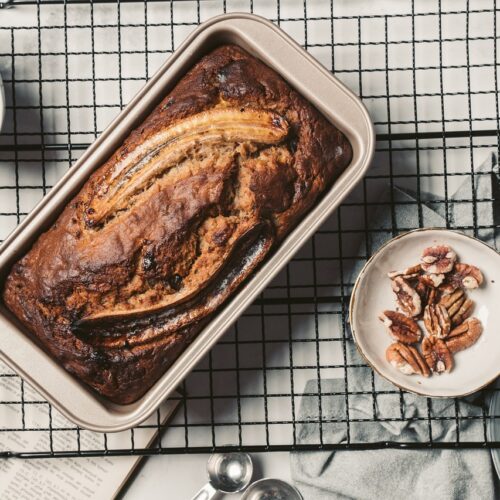 baked goods, banana bread, delicious