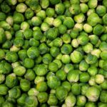 A close-up shot of fresh green Brussels sprouts perfect for healthy meals.