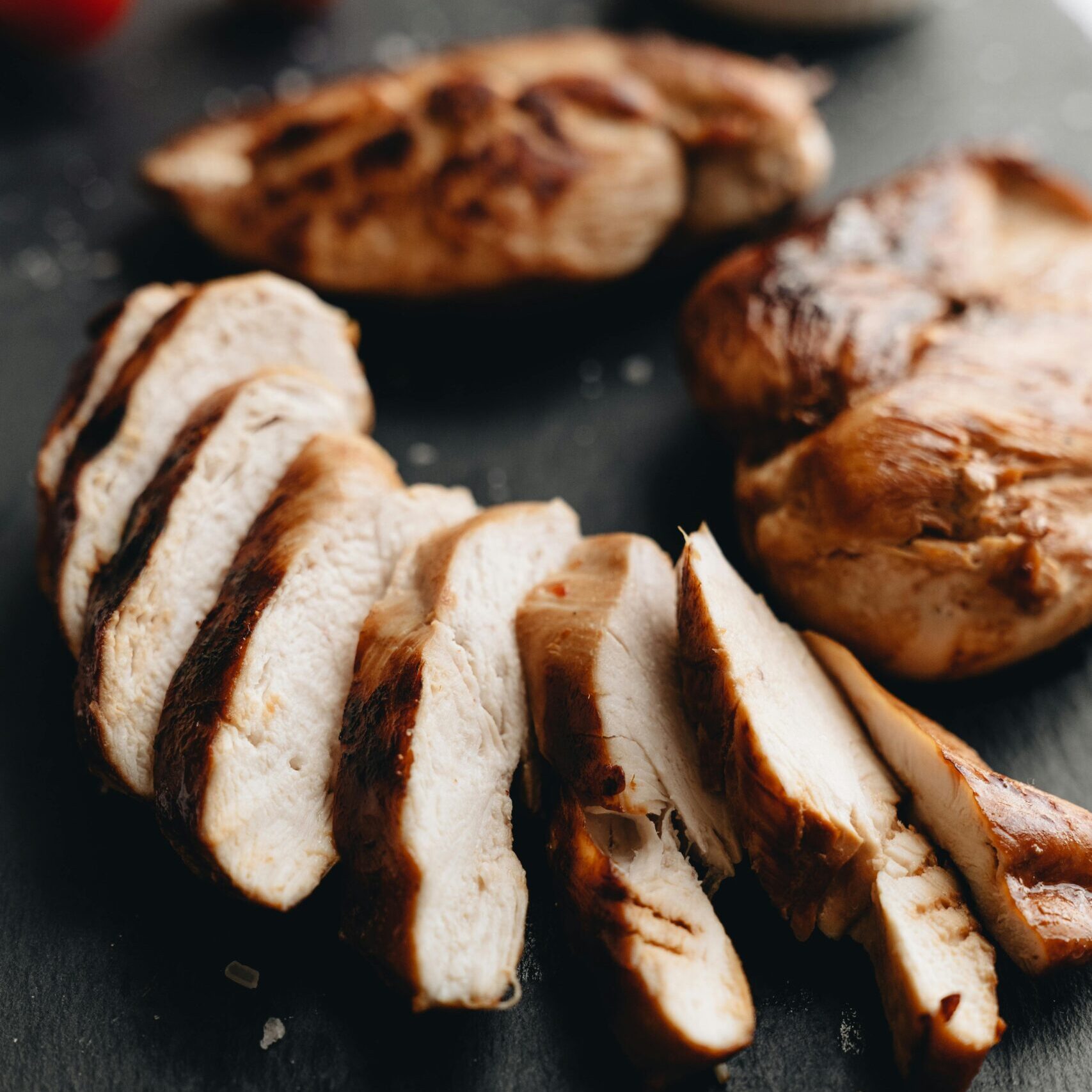 l’émincé de poulet aux tomates cerises