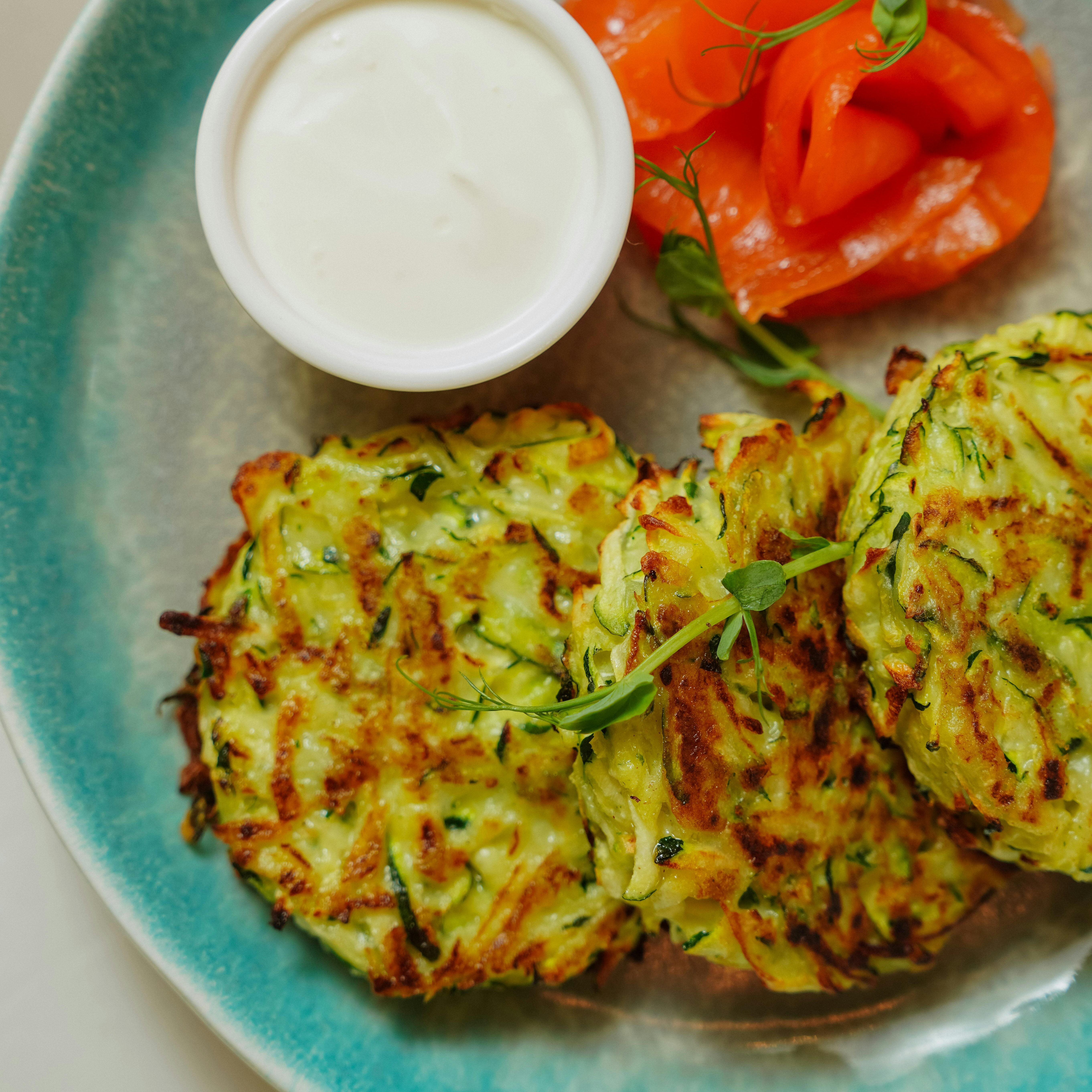 Galettes de légumes au fromage