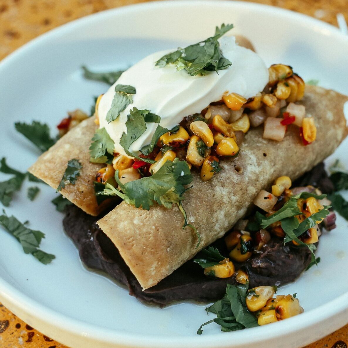 Burritos aux haricots rouges