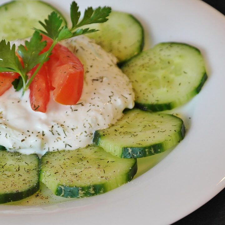 Salade de concombre à la Grecque