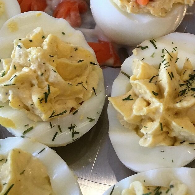 Oeufs mimosa simplifiés