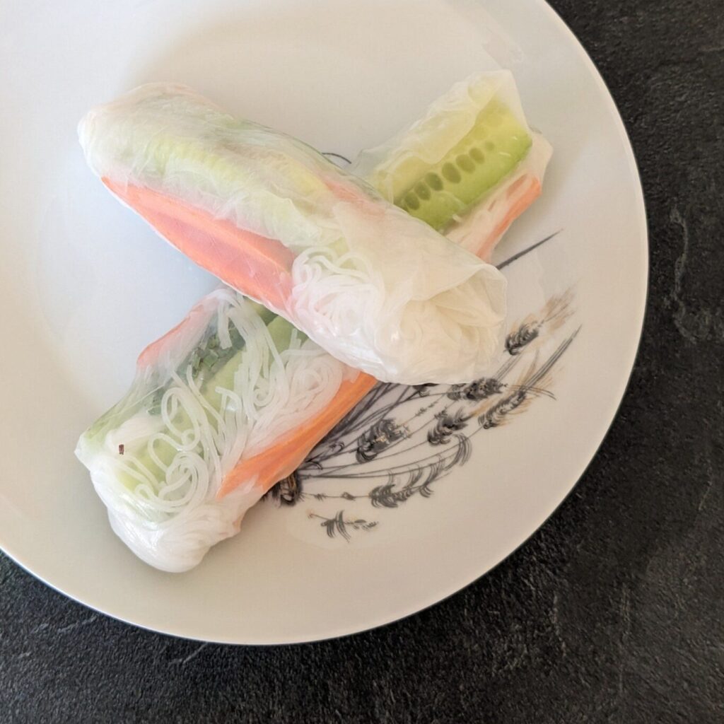 Recettes diététiques -rouleaux de printemps