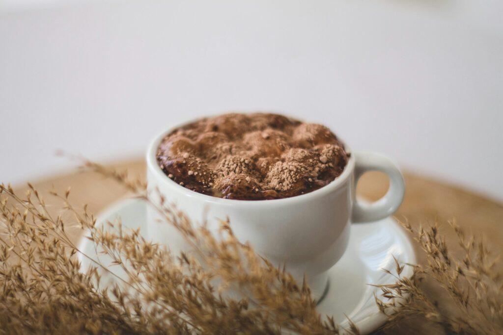 article - mugcake avoine chocolat banane